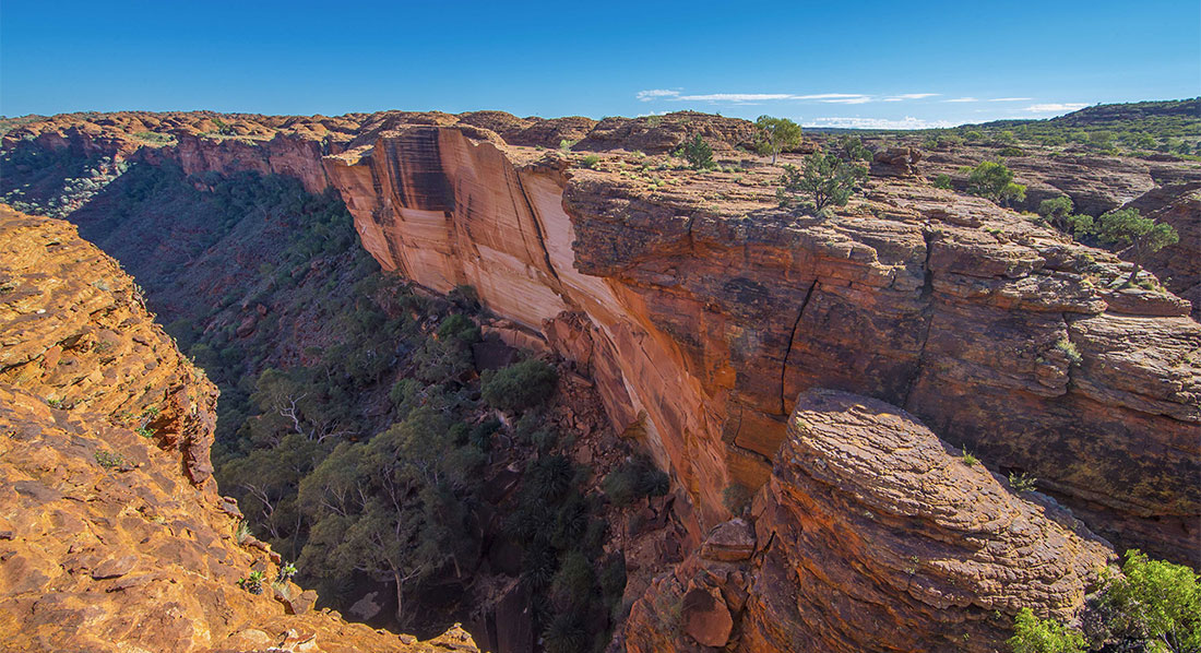 Arial view of Kings Canyon